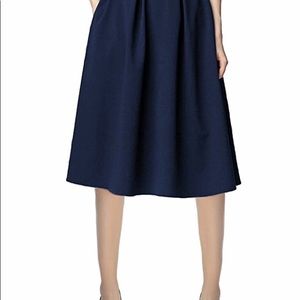 Urban Coco Pleated A-line skirt